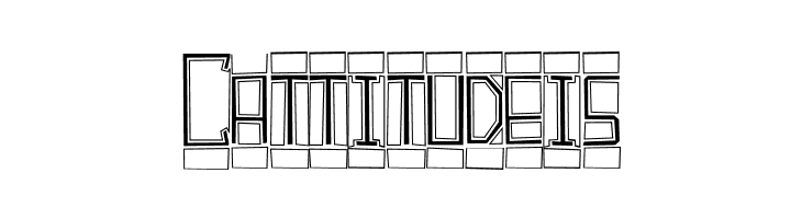 BlockTitling Outline  Free Fonts Download