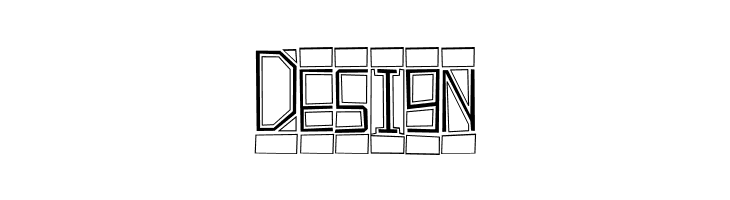 BlockTitling Outline  Free Fonts Download