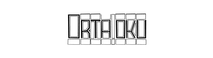 BlockTitling Outline  Free Fonts Download
