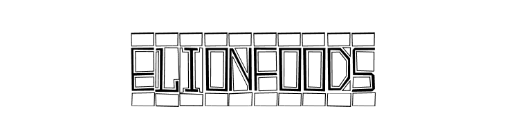 BlockTitling Outline  Free Fonts Download