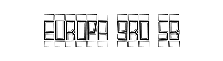 BlockTitling Outline  Free Fonts Download