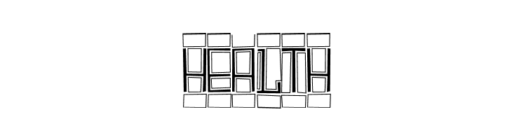 BlockTitling Outline  Free Fonts Download