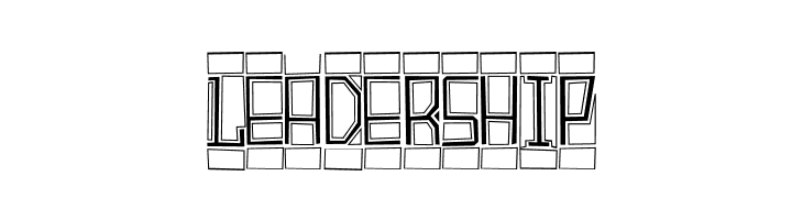 BlockTitling Outline  Free Fonts Download