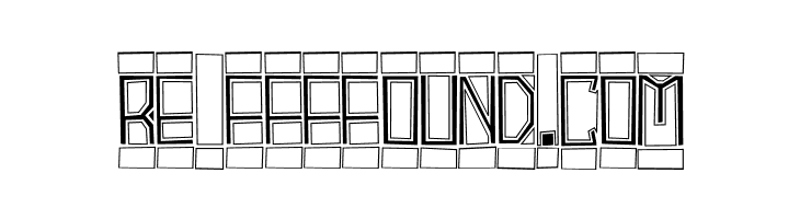 BlockTitling Outline  Free Fonts Download