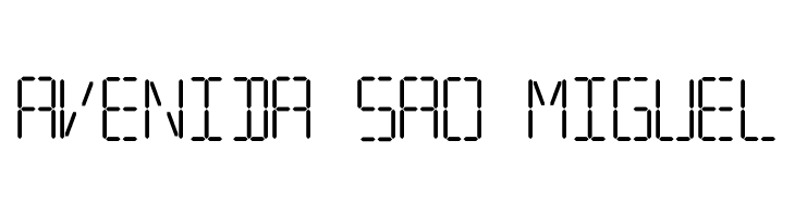 7 SEGMENTAL DIGITAL DISPLAY  Free Fonts Download