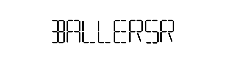 7 SEGMENTAL DIGITAL DISPLAY  Free Fonts Download