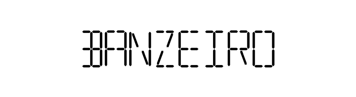 7 SEGMENTAL DIGITAL DISPLAY  Free Fonts Download