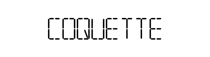 7 SEGMENTAL DIGITAL DISPLAY  Free Fonts Download