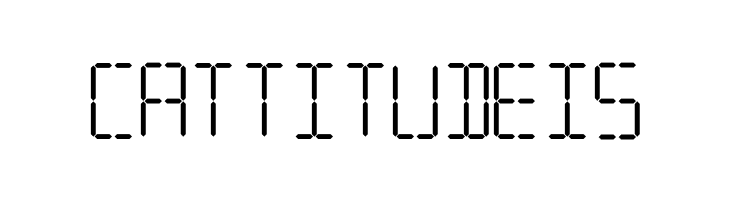 7 SEGMENTAL DIGITAL DISPLAY  Free Fonts Download