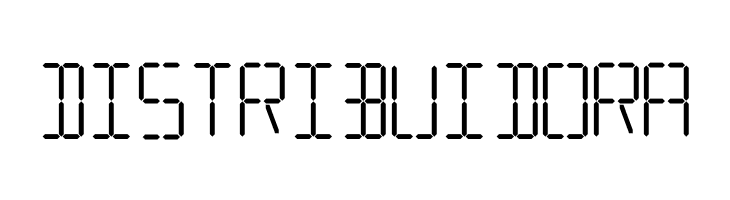 7 SEGMENTAL DIGITAL DISPLAY  Free Fonts Download