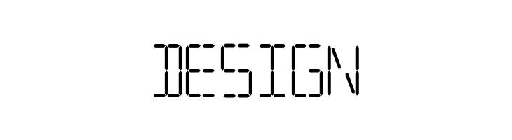 7 SEGMENTAL DIGITAL DISPLAY  Free Fonts Download