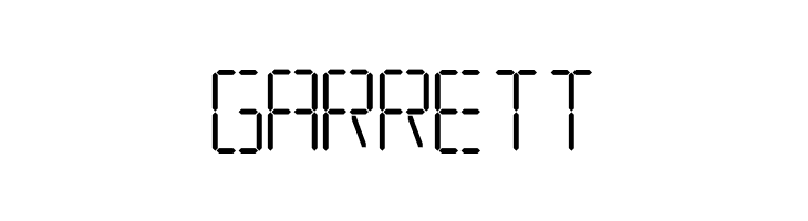 7 SEGMENTAL DIGITAL DISPLAY  Free Fonts Download