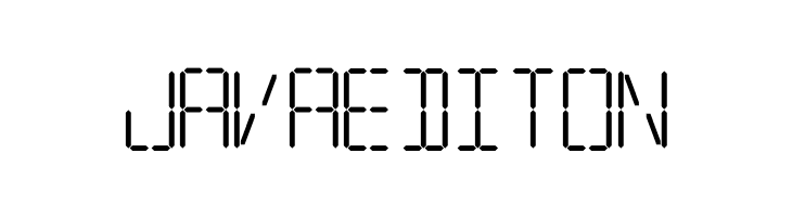 7 SEGMENTAL DIGITAL DISPLAY  Free Fonts Download