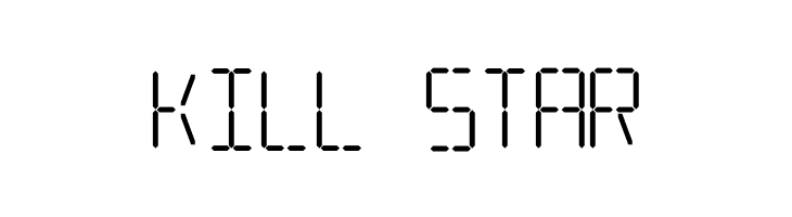 7 SEGMENTAL DIGITAL DISPLAY  Free Fonts Download