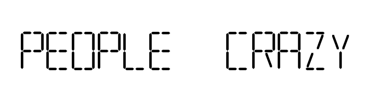 7 SEGMENTAL DIGITAL DISPLAY  Free Fonts Download