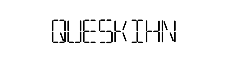 7 SEGMENTAL DIGITAL DISPLAY  Free Fonts Download