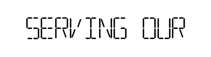 7 SEGMENTAL DIGITAL DISPLAY  Free Fonts Download