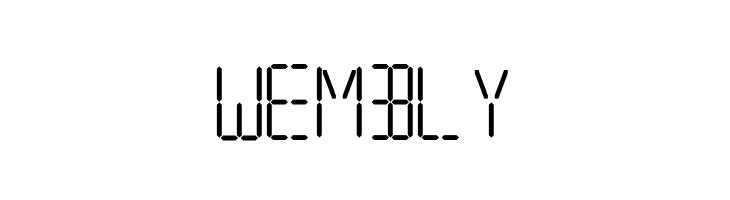 7 SEGMENTAL DIGITAL DISPLAY  Free Fonts Download