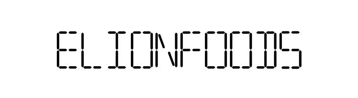 7 SEGMENTAL DIGITAL DISPLAY  Free Fonts Download