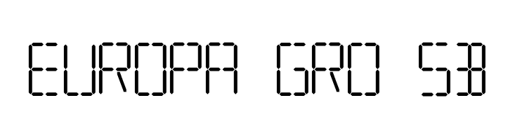 7 SEGMENTAL DIGITAL DISPLAY  Free Fonts Download