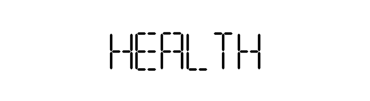 7 SEGMENTAL DIGITAL DISPLAY  Free Fonts Download