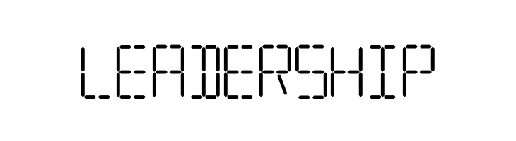 7 SEGMENTAL DIGITAL DISPLAY  Free Fonts Download