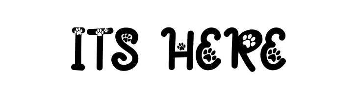 CatPaw  Free Fonts Download