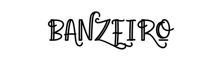 Agatha Caroline Outlined  Free Fonts Download