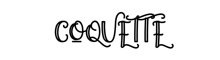 Agatha Caroline Outlined  Free Fonts Download