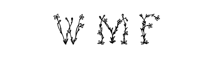 FloralTwo  Free Fonts Download