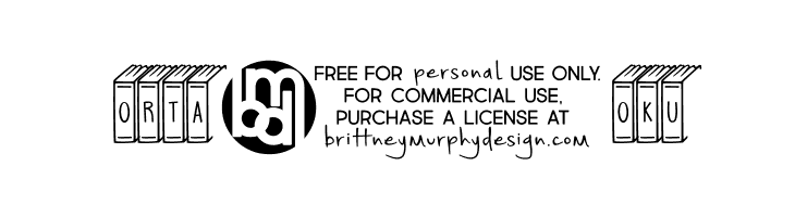 (Book+Ends)  Free Fonts Download