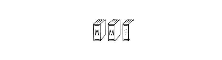 (Book+Ends)  Free Fonts Download