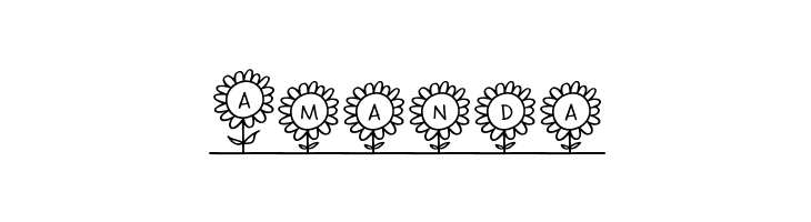 SoMeFlOwErS  Free Fonts Download