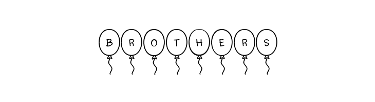 Festive*Balloons Regular  Free Fonts Download