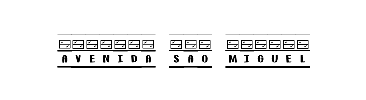 (Bus-words)  Free Fonts Download