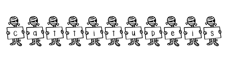 Spooky*Mummy*Letters  Free Fonts Download