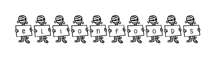 Spooky*Mummy*Letters  Free Fonts Download