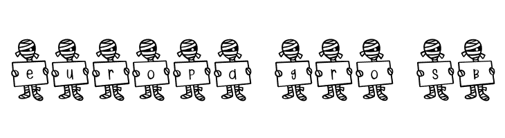 Spooky*Mummy*Letters  Free Fonts Download