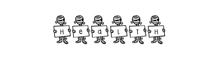 Spooky*Mummy*Letters  Free Fonts Download