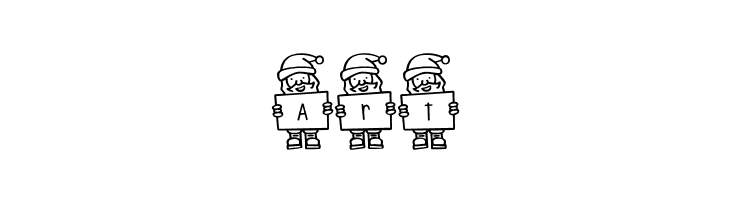 Merry Santa Letters  Free Fonts Download