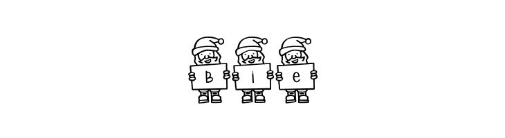 Merry Santa Letters  Free Fonts Download