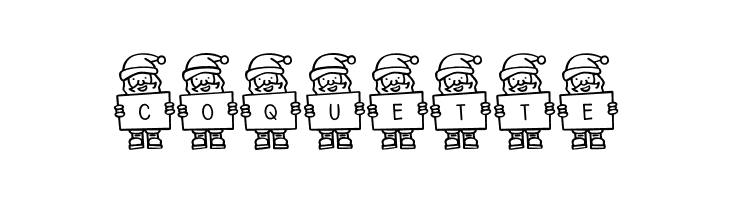 Merry Santa Letters  Free Fonts Download