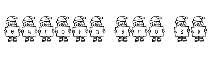 Merry Santa Letters  Free Fonts Download