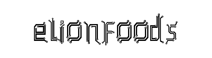 Circuit board  Free Fonts Download