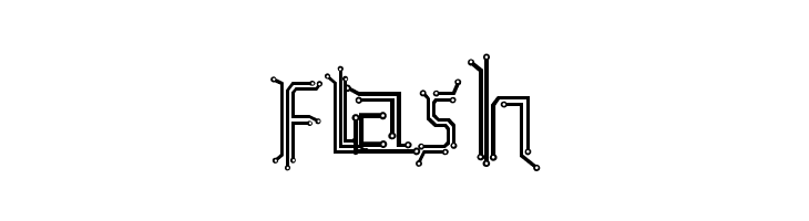 Circuit board  Free Fonts Download