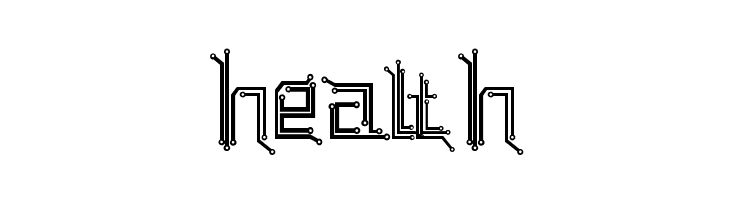 Circuit board  Free Fonts Download