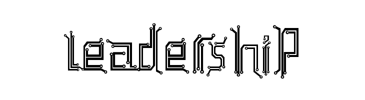 Circuit board  Free Fonts Download