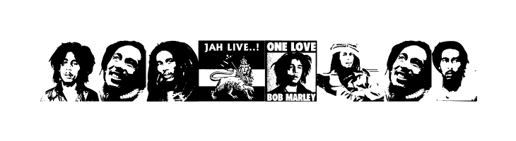 BOB MARLEY  Free Fonts Download