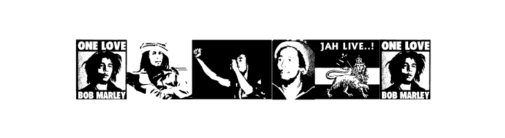 BOB MARLEY  Free Fonts Download