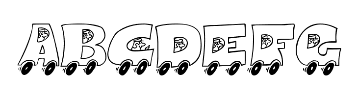 AlphaCar  Free Fonts Download